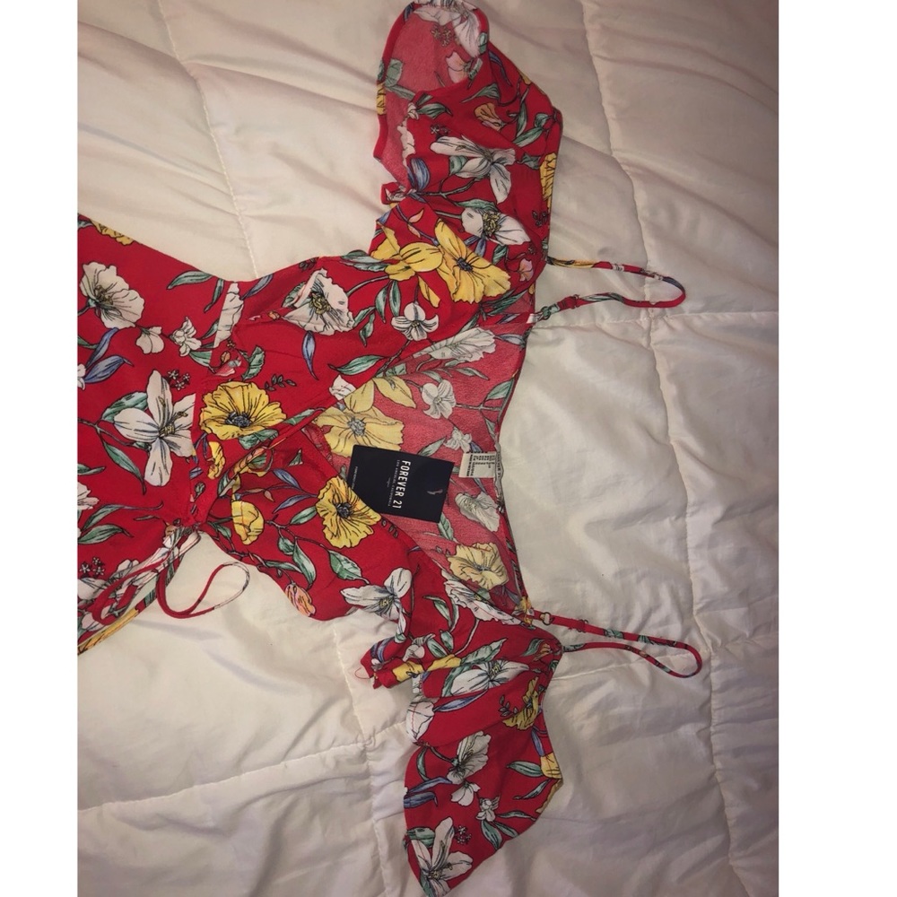Floral Wrap Dress